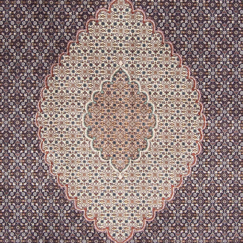 Dywan perski - Tabriz - 303 x 196 cm - ciemnoniebieski