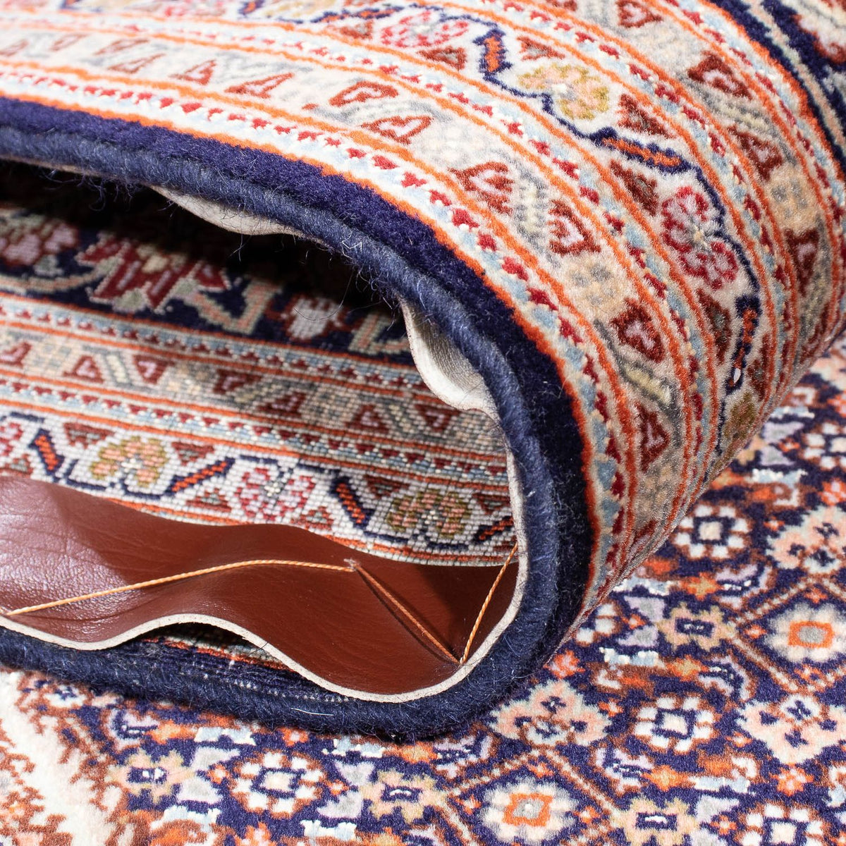 Dywan perski - Tabriz - 296 x 205 cm - ciemnoniebieski