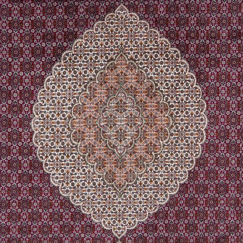 Dywan perski - Tabriz - 303 x 204 cm - ciemna czerwień