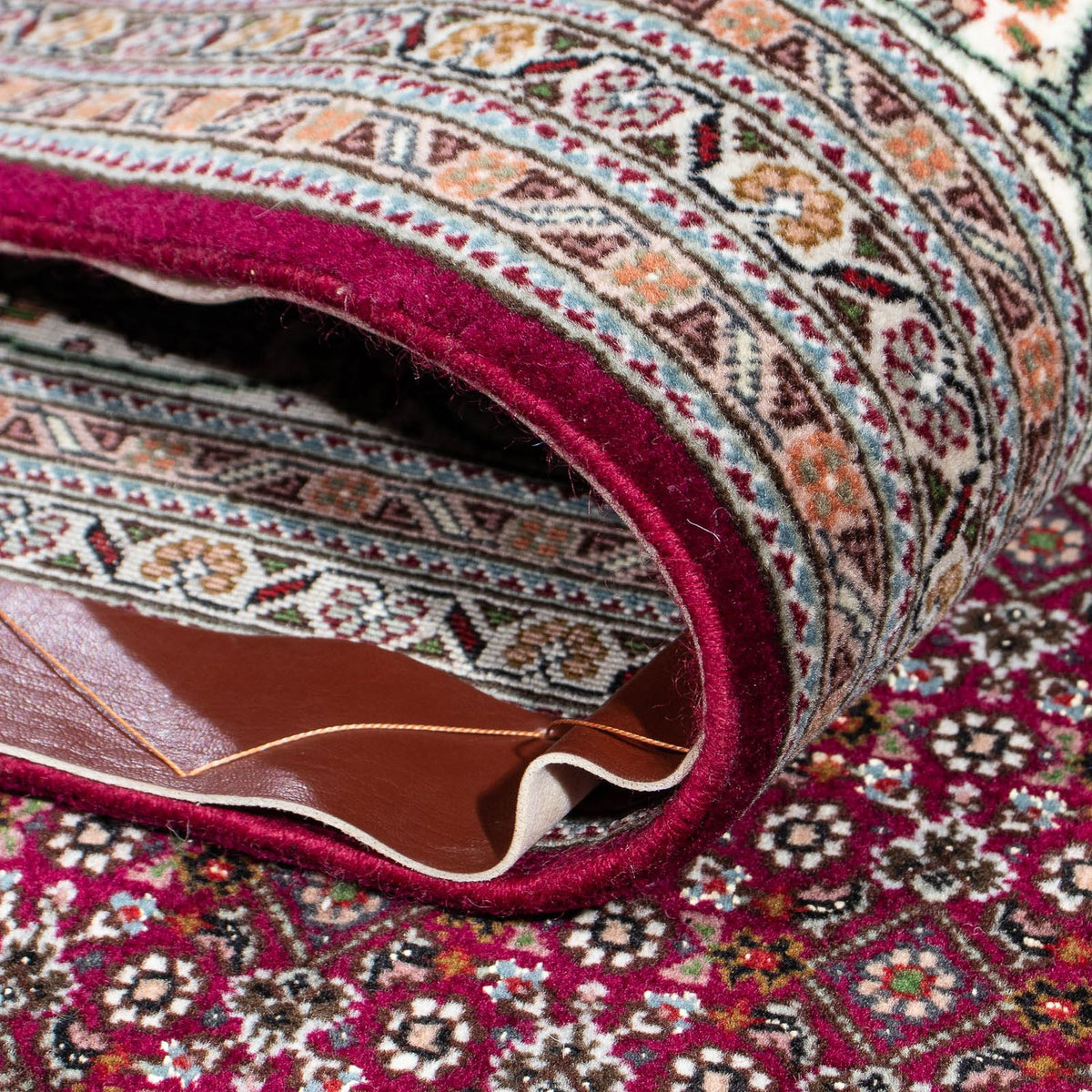 Dywan perski - Tabriz - 303 x 204 cm - ciemna czerwień