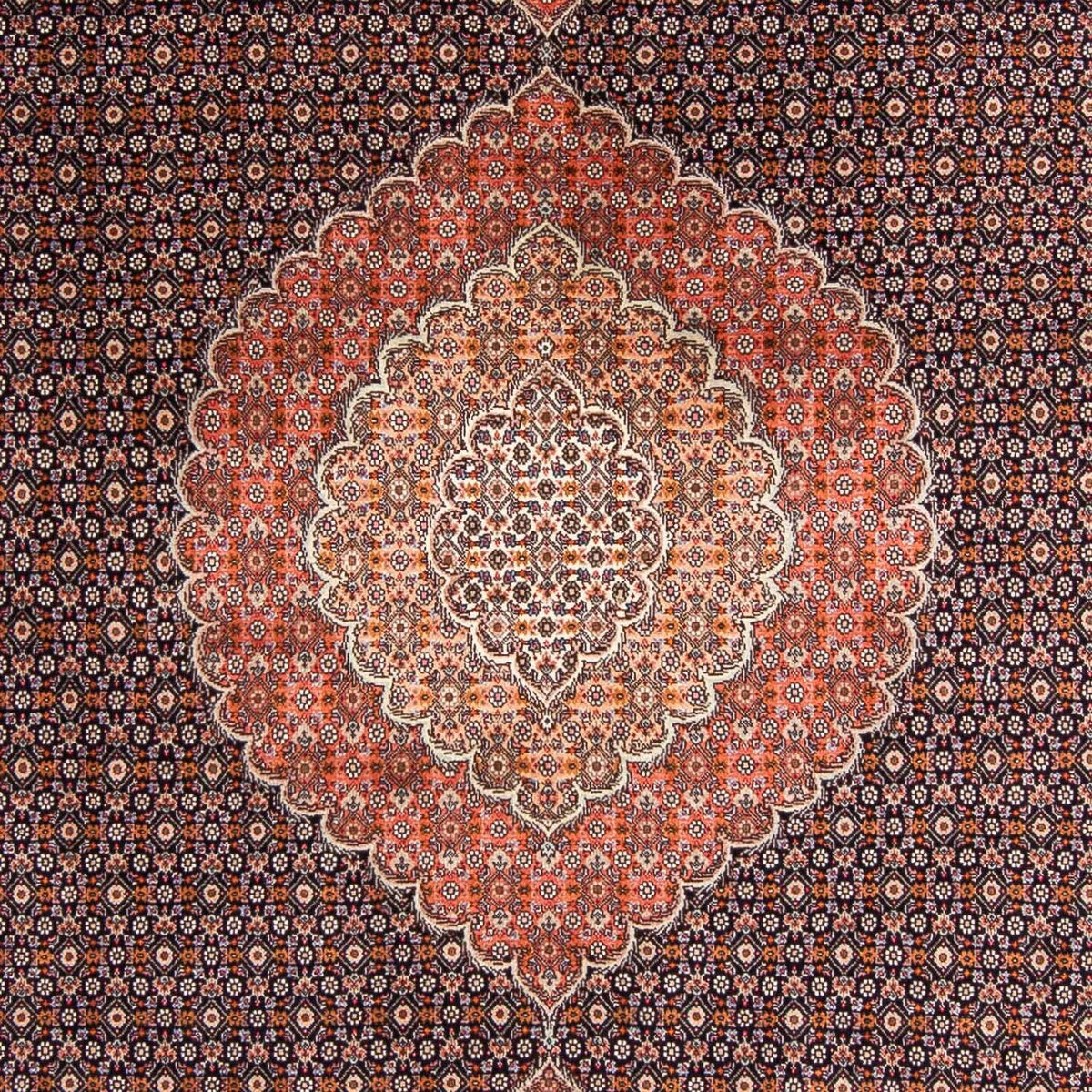 Dywan perski - Tabriz - 295 x 203 cm - ciemnoniebieski