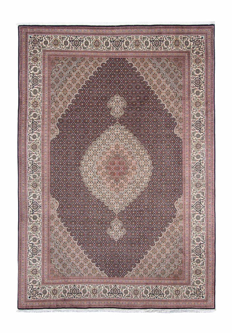 Dywan perski - Tabriz - 300 x 202 cm - ciemnoniebieski