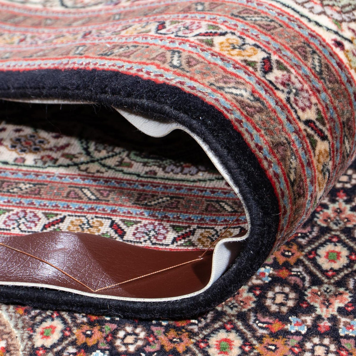 Dywan perski - Tabriz - 307 x 206 cm - ciemnoniebieski