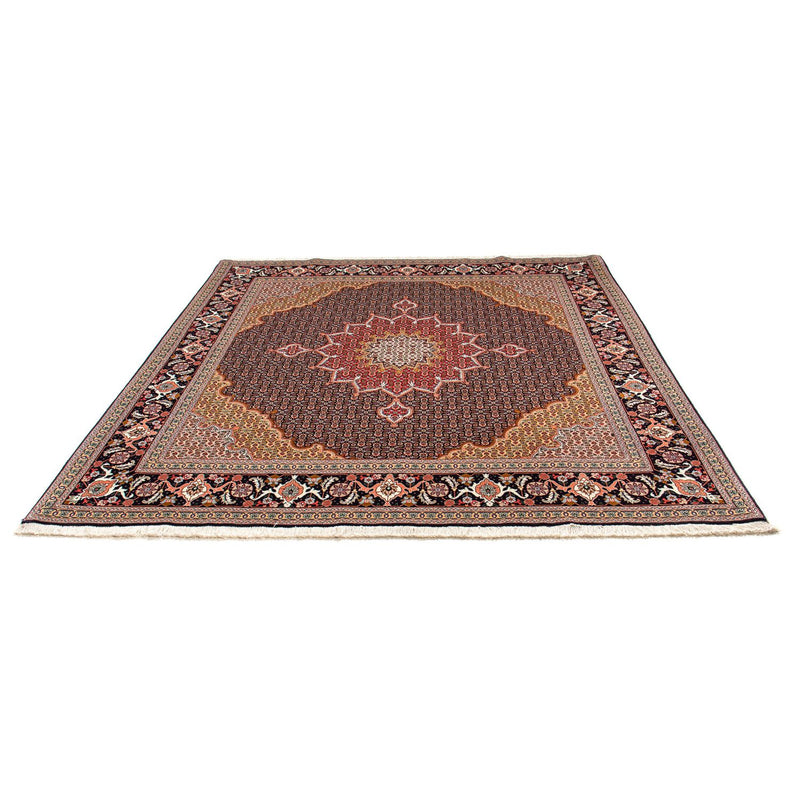 Dywan perski - Tabriz - Królewski kwadratowy  - 219 x 200 cm - ciemnoniebieski