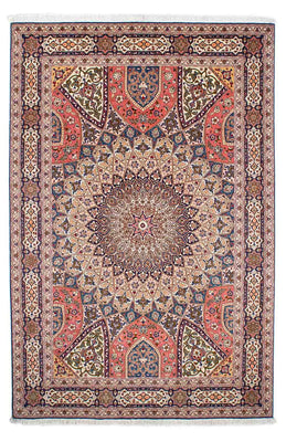 Dywan perski - Tabriz - Królewski - 250 x 168 cm - wielokolorowy