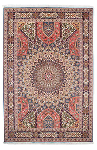 Dywan perski - Tabriz - Królewski - 250 x 168 cm - wielokolorowy