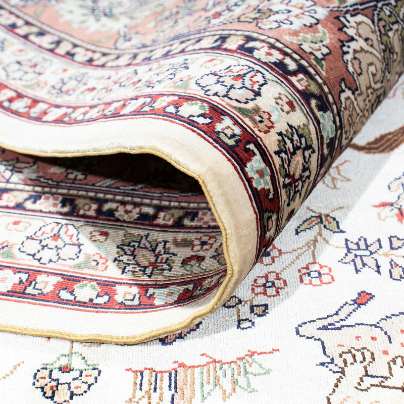 Orientalny dywan - Hereke - 244 x 169 cm - beżowy