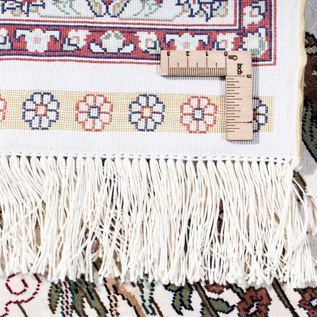 Orientalny dywan - Hereke - 244 x 169 cm - beżowy