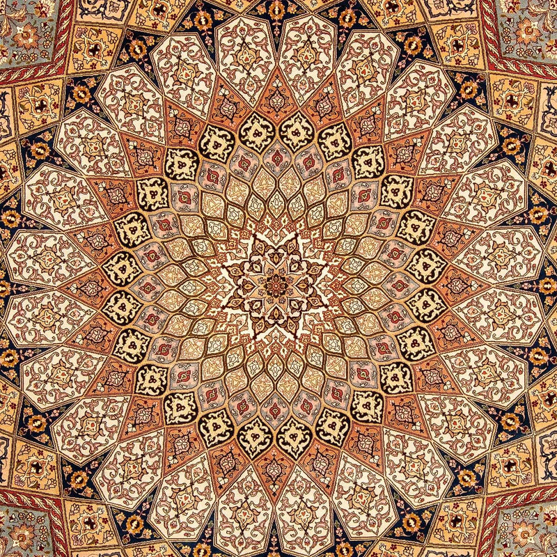 Dywan perski - Tabriz - Królewski - 360 x 252 cm - wielokolorowy