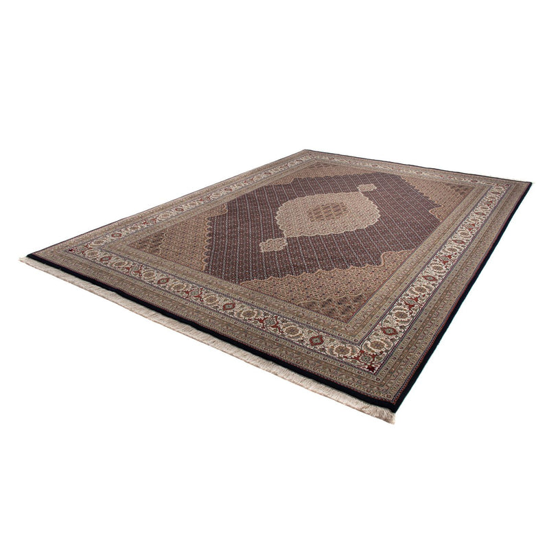 Dywan perski - Tabriz - 344 x 241 cm - ciemnoniebieski