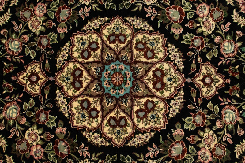 Dywan perski - Ghom - 166 x 105 cm - czarny