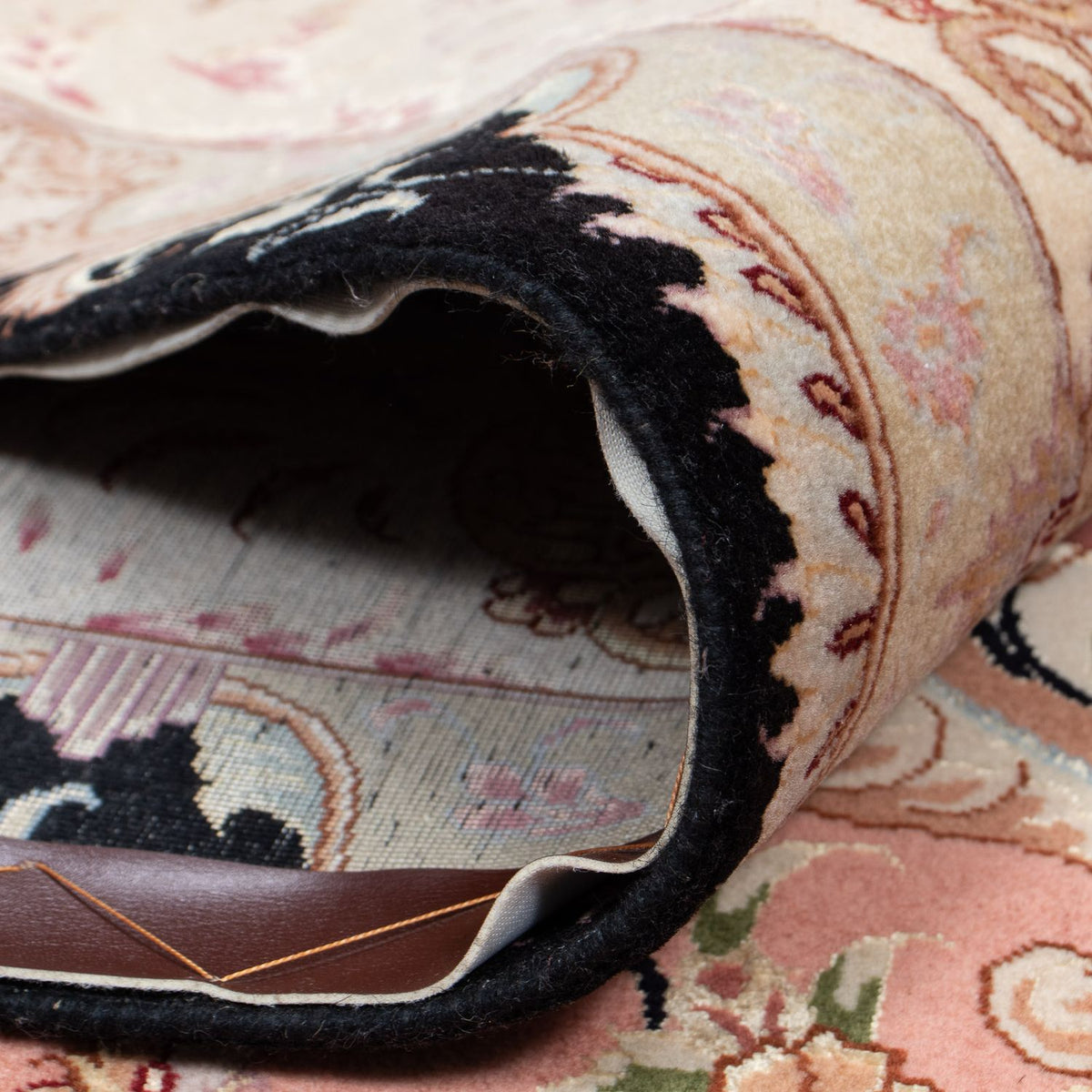 Dywan perski - Tabriz - Królewski - 350 x 250 cm - ciemnoniebieski