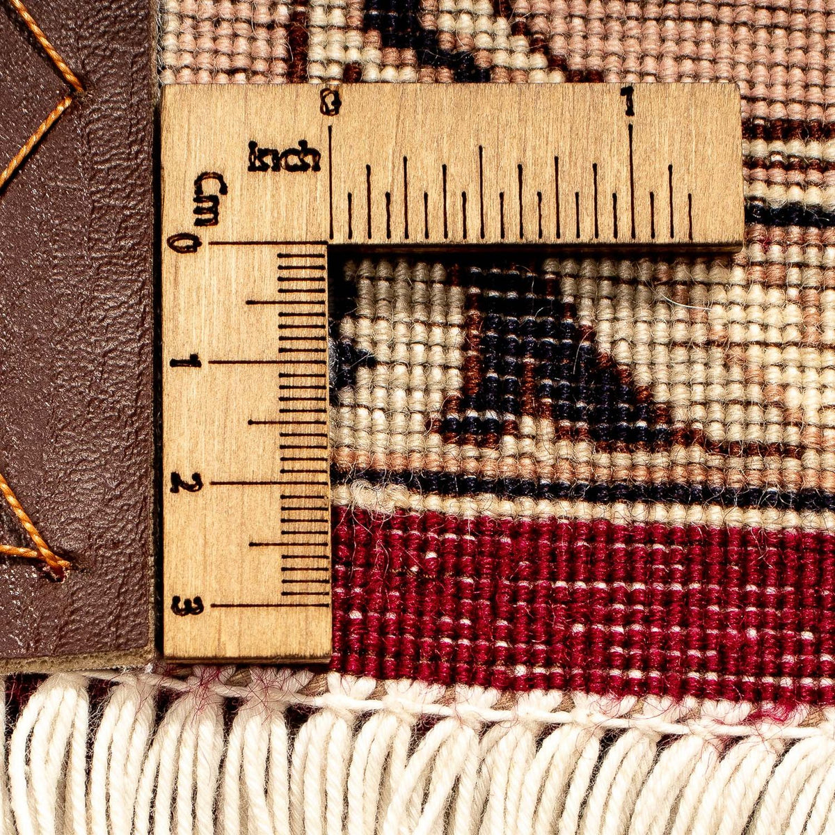 Dywan perski - Tabriz - Królewski - 348 x 254 cm - ciemna czerwień