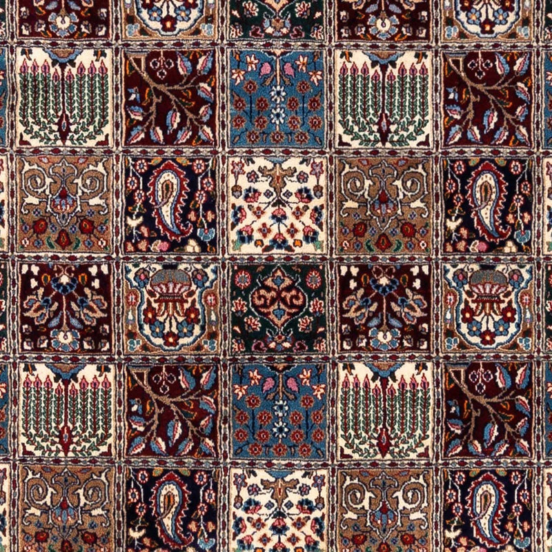 Dywan perski - Klasyczny kwadratowy  - 246 x 245 cm - ciemna czerwień