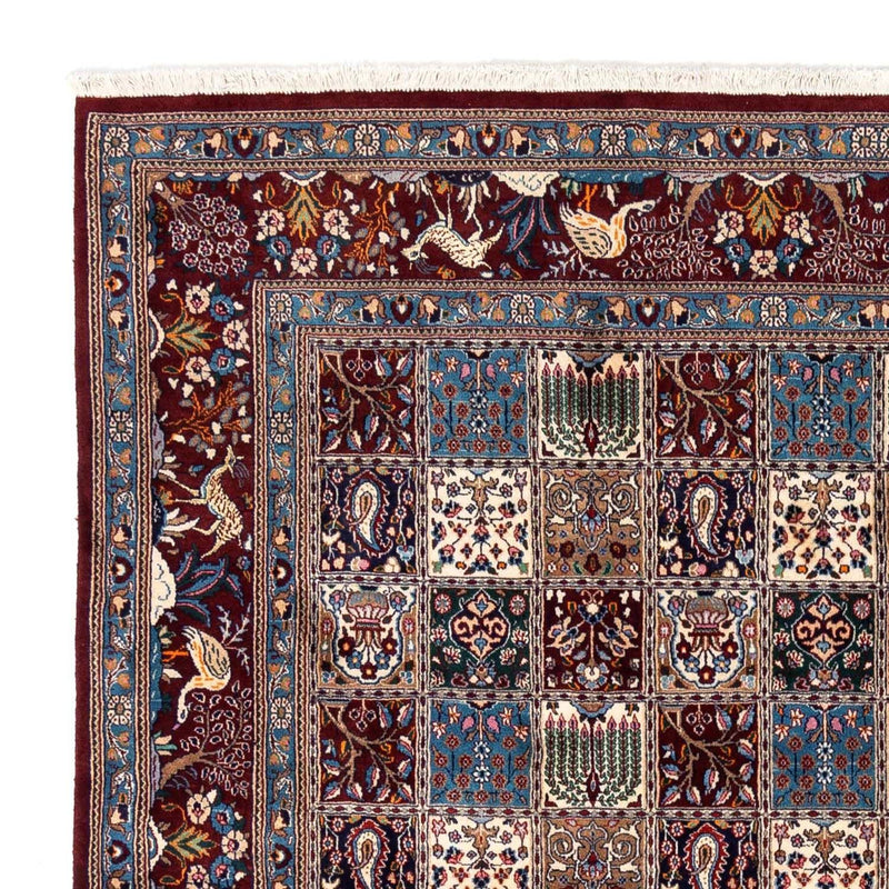 Dywan perski - Klasyczny kwadratowy  - 246 x 245 cm - ciemna czerwień