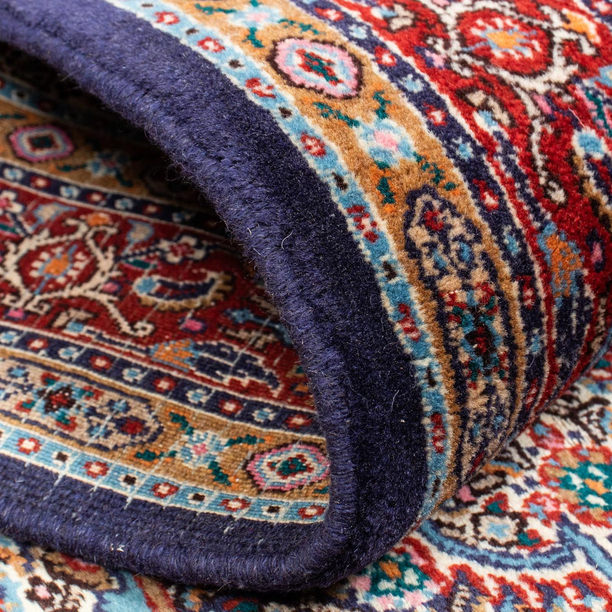 Biegacz Dywan perski - Klasyczny - 389 x 80 cm - niebieski