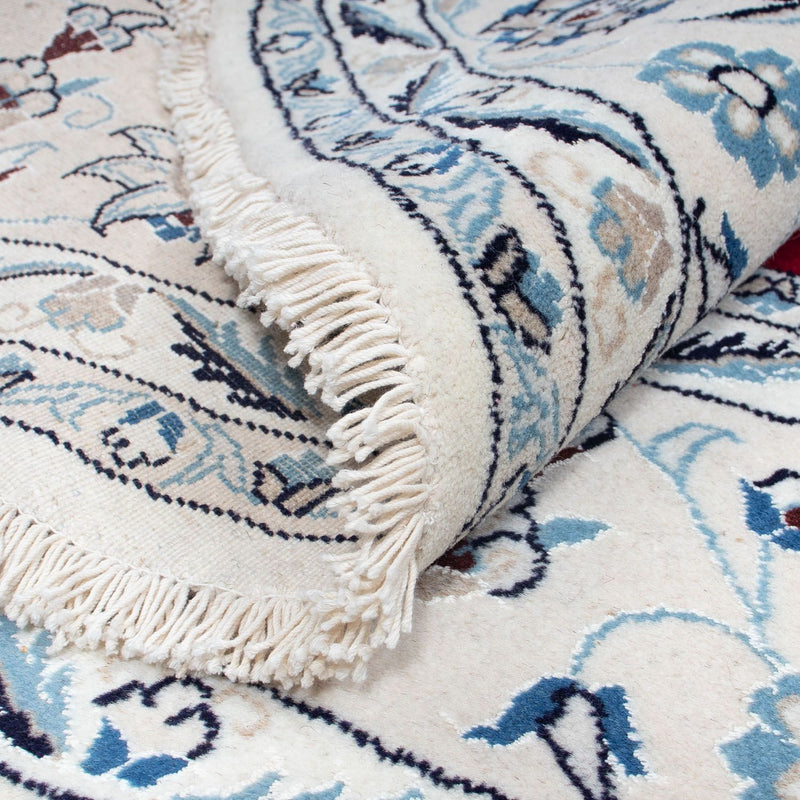 Dywan perski - Nain okrągły  - 250 x 250 cm - ciemna czerwień