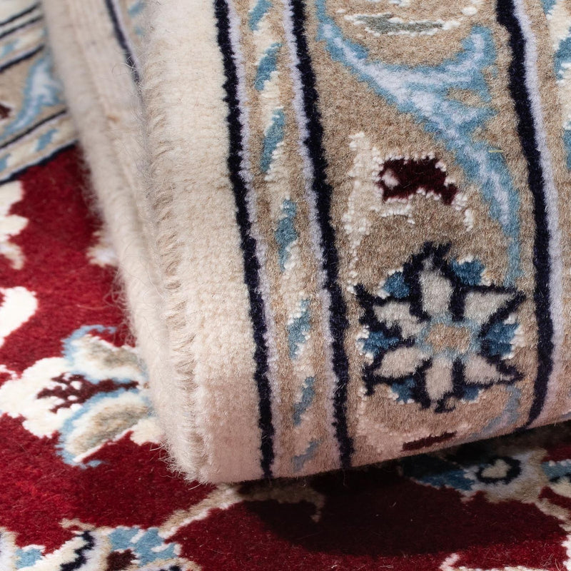 Dywan perski - Nain - 300 x 202 cm - ciemna czerwień