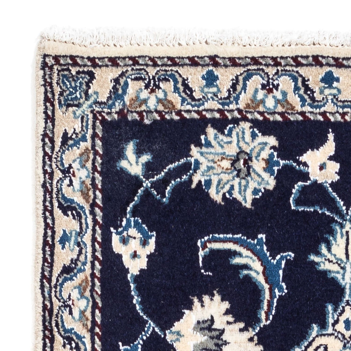 Dywan perski - Nain - 143 x 70 cm - niebieski