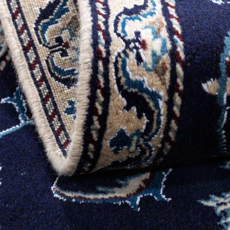 Dywan perski - Nain - 143 x 70 cm - niebieski