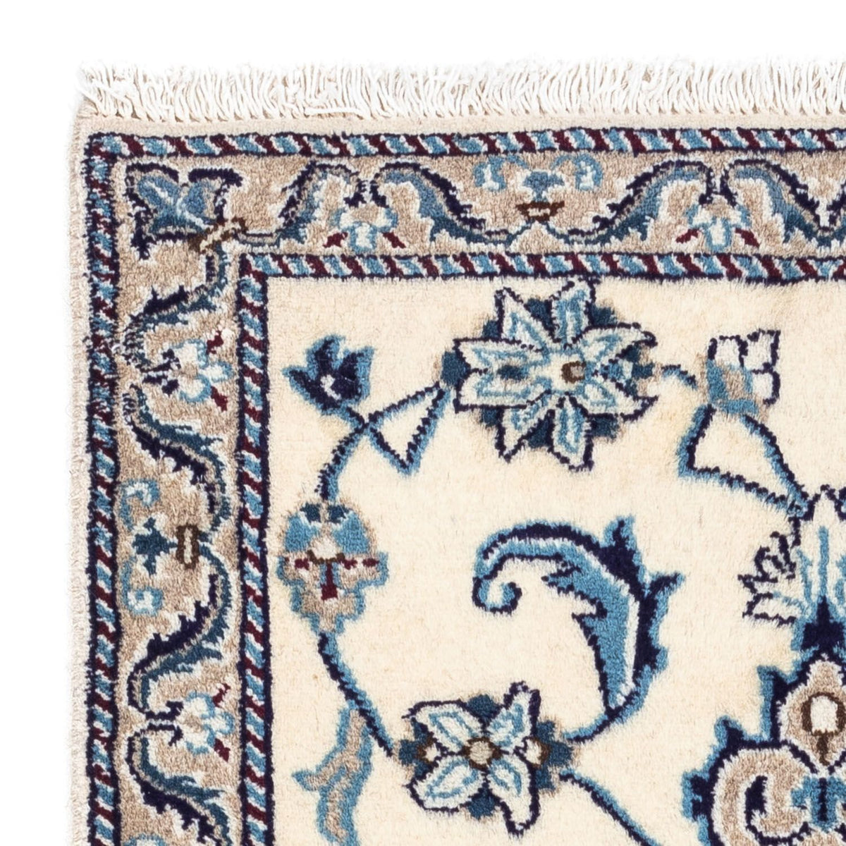 Dywan perski - Nain - 130 x 69 cm - beżowy