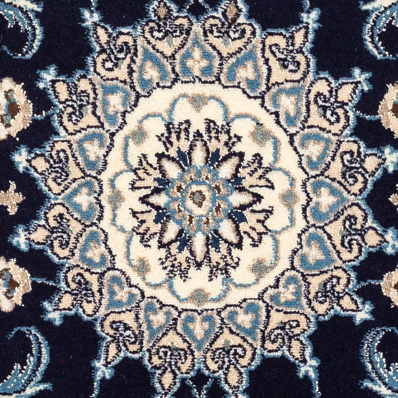 Dywan perski - Nain - 141 x 66 cm - ciemnoniebieski