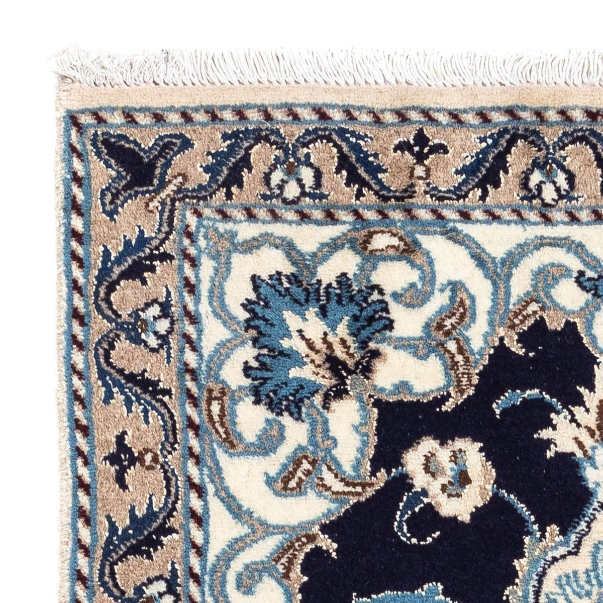 Dywan perski - Nain - 141 x 66 cm - ciemnoniebieski