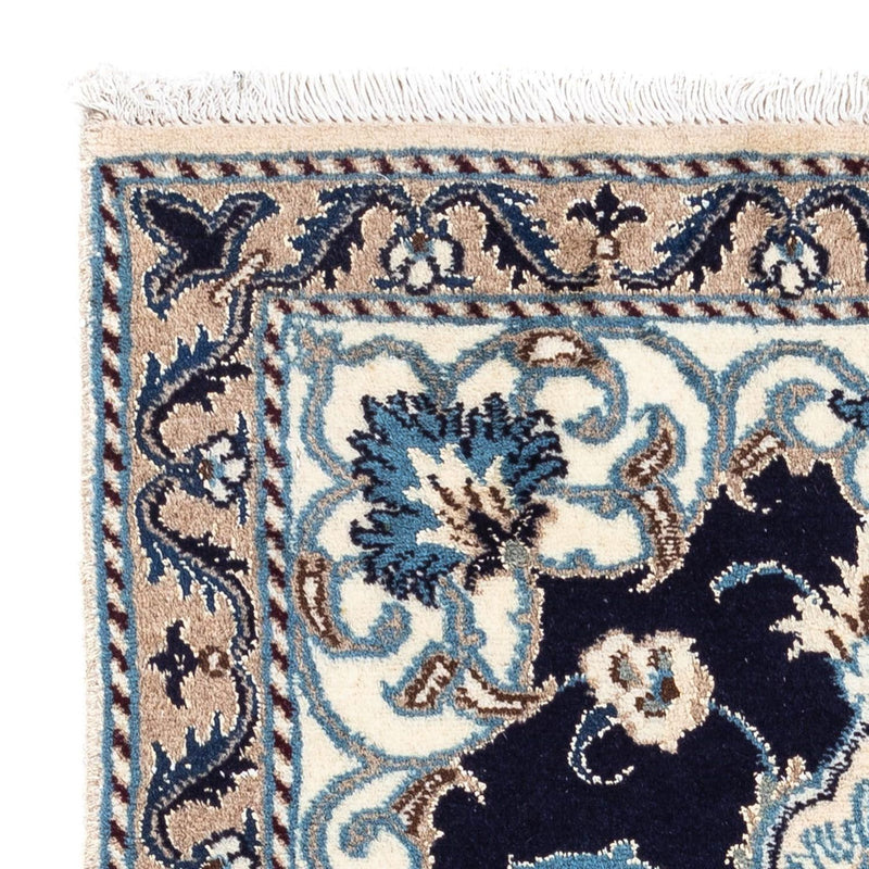 Dywan perski - Nain - 141 x 66 cm - ciemnoniebieski