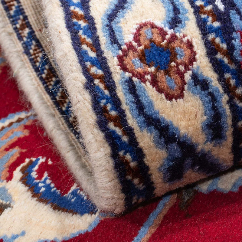 Dywan perski - Nain - 127 x 84 cm - ciemna czerwień