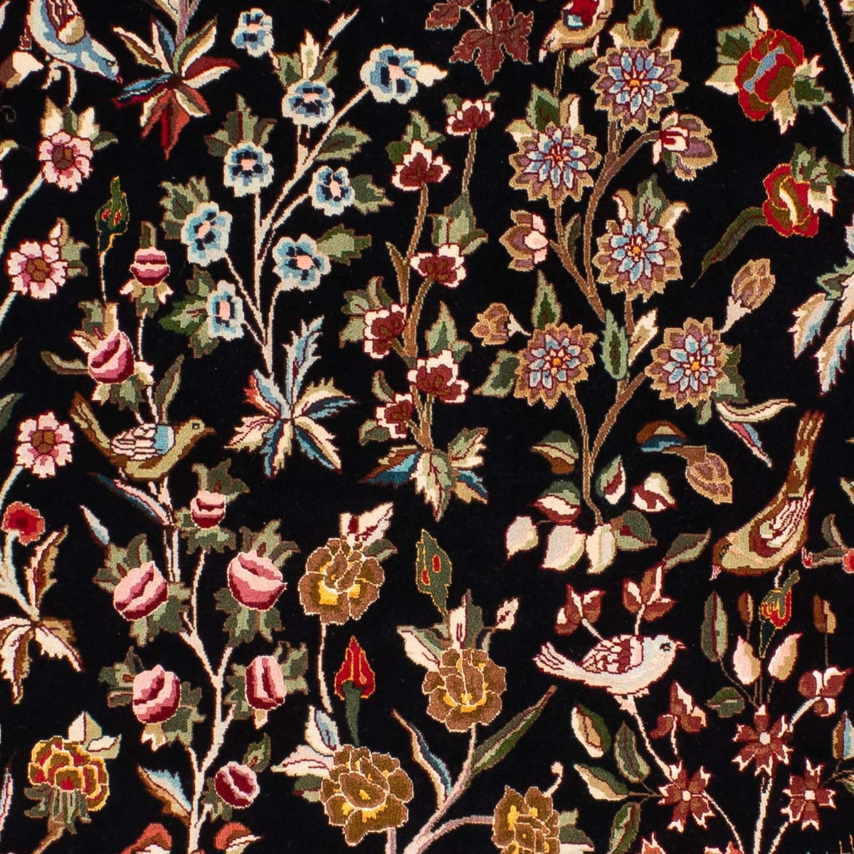 Dywan perski - Tabriz - Królewski - 268 x 175 cm - ciemnoniebieski