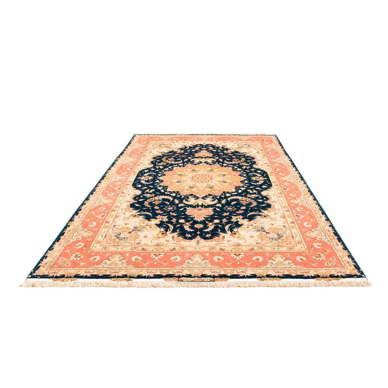 Dywan perski - Tabriz - Królewski - 308 x 200 cm - ciemnoniebieski