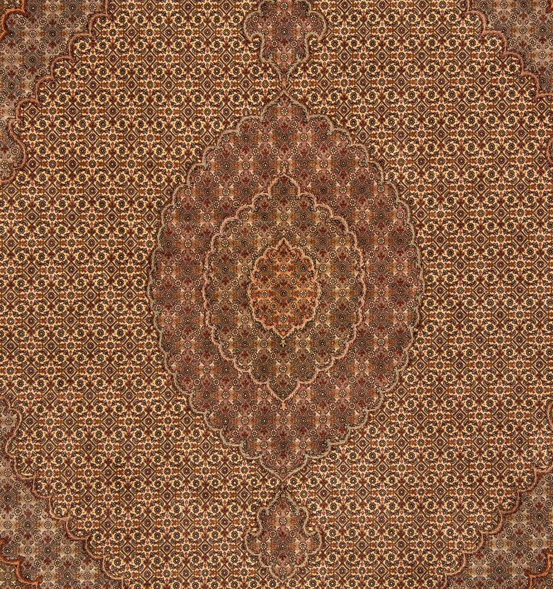 Dywan perski - Tabriz - 250 x 200 cm - brązowy