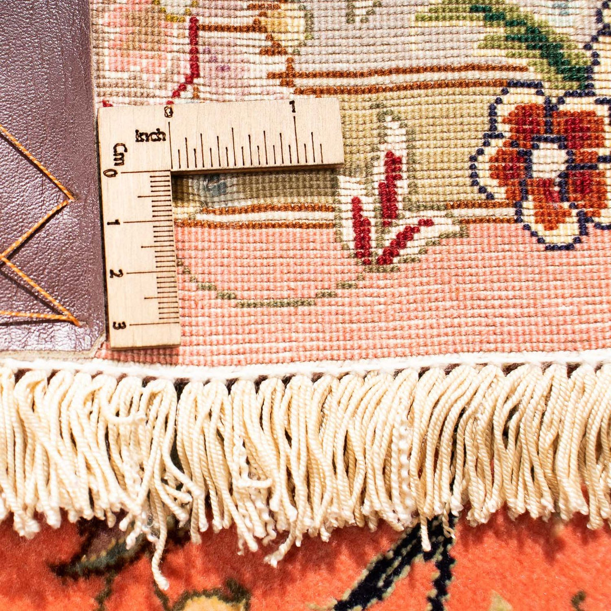 Dywan perski - Tabriz - Królewski - 310 x 202 cm - beżowy