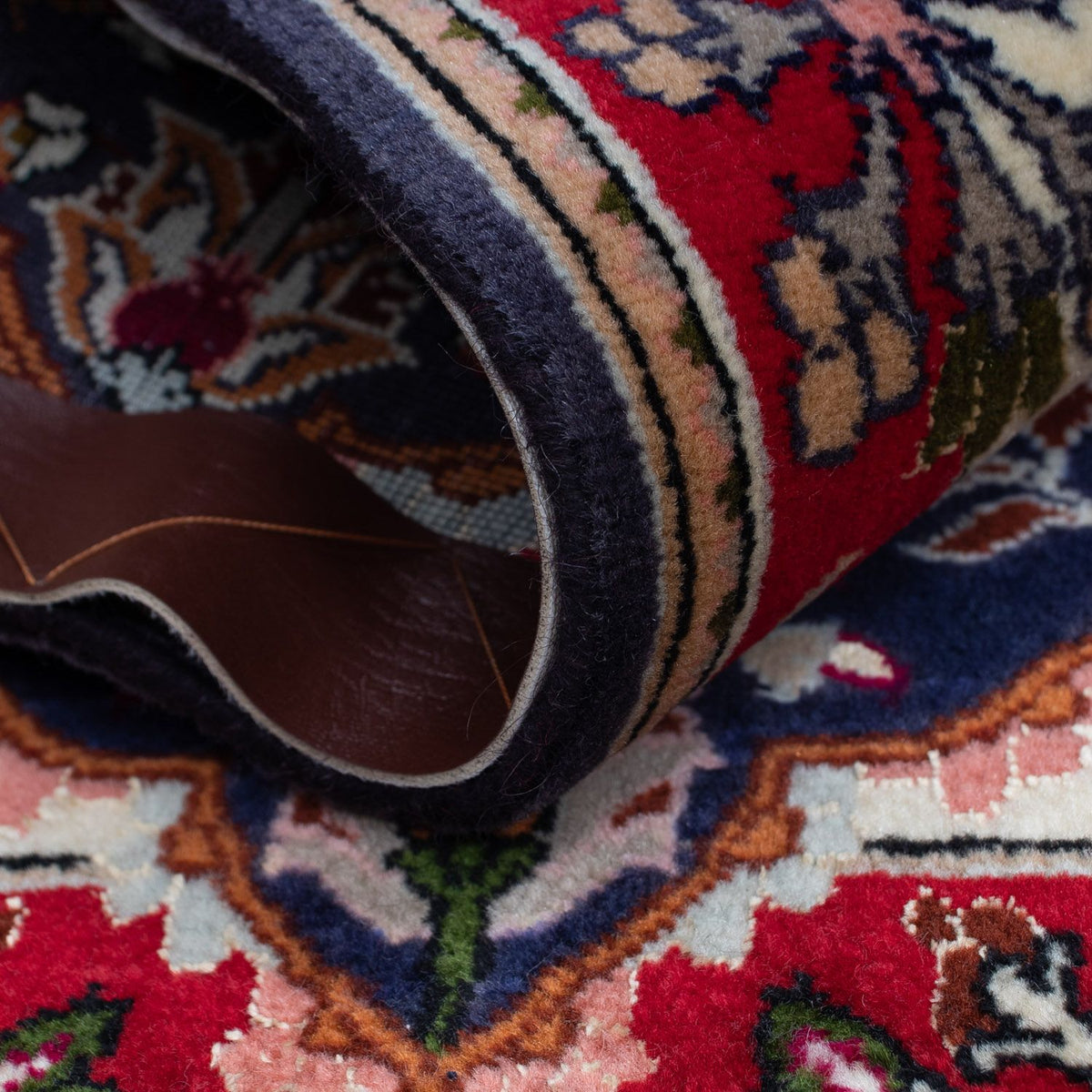 Dywan perski - Tabriz - Królewski - 92 x 62 cm - ciemnoniebieski