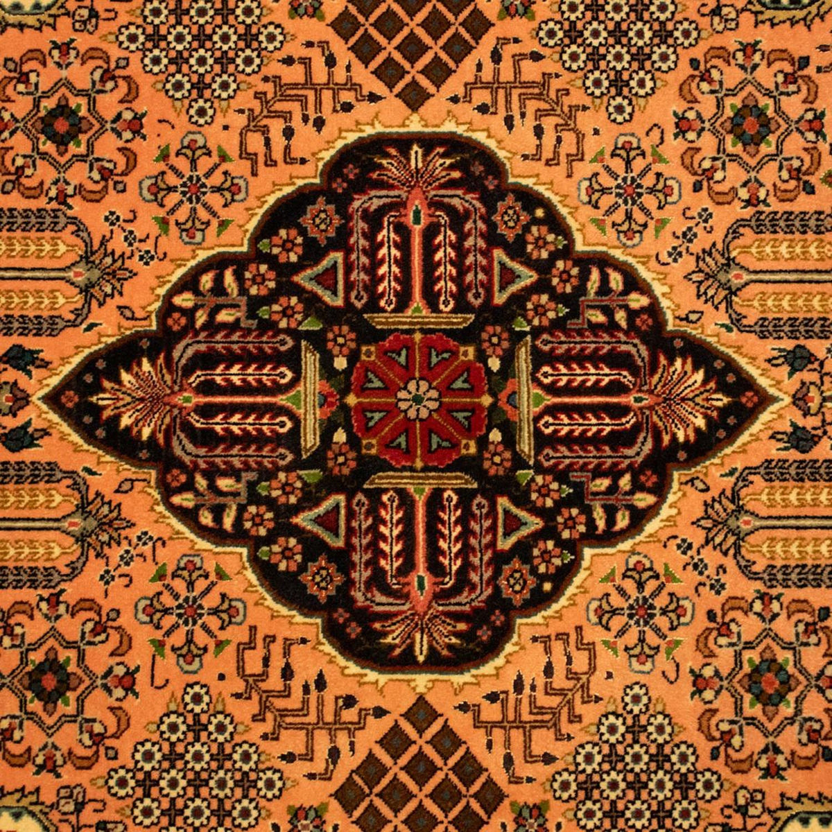 Dywan perski - Tabriz - Królewski - 152 x 102 cm - brązowy