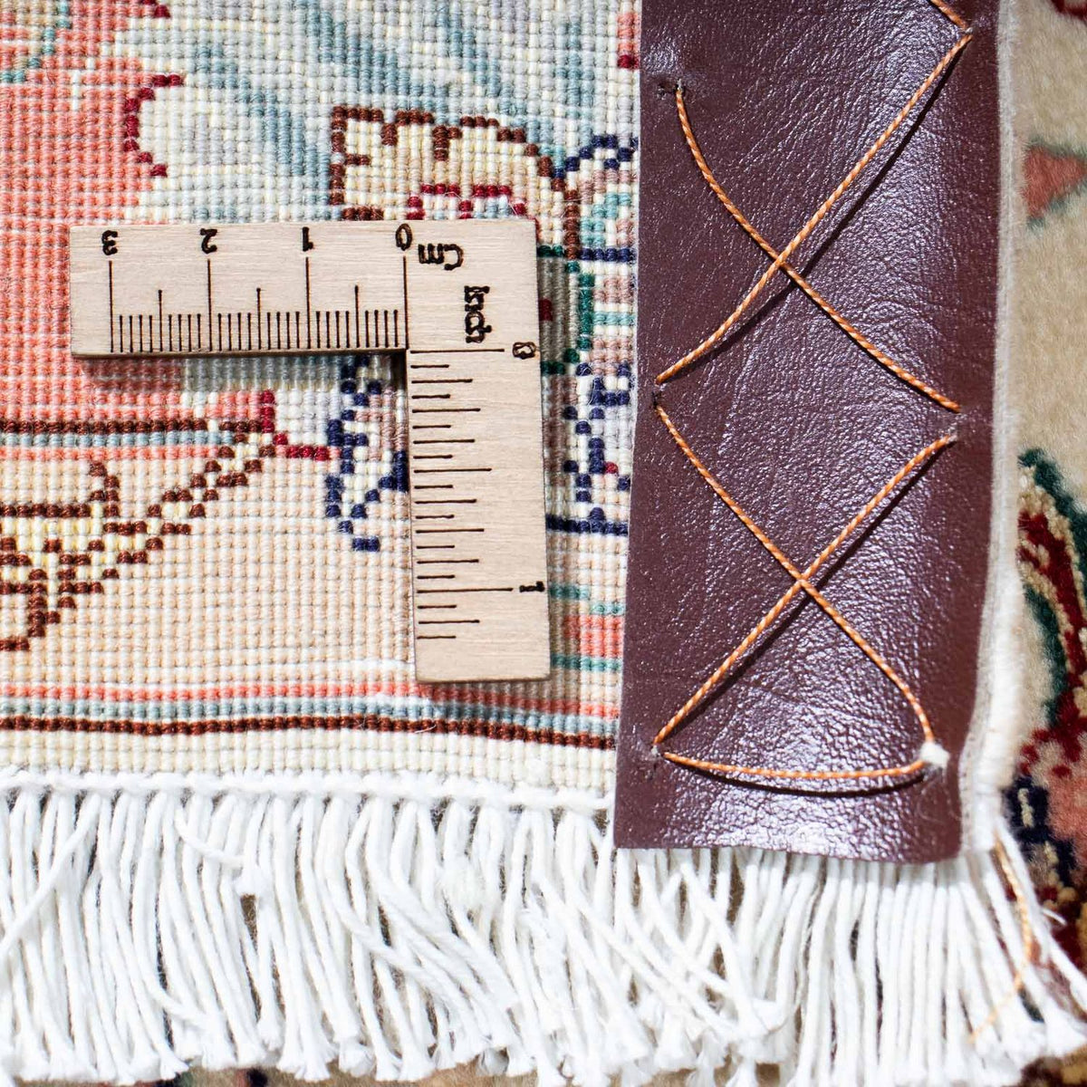 Biegacz Dywan perski - Tabriz - Królewski - 183 x 77 cm - beżowy