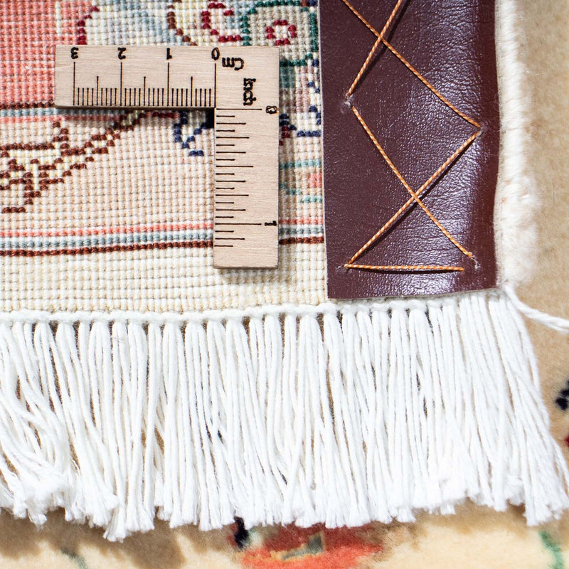 Biegacz Dywan perski - Tabriz - Królewski - 187 x 77 cm - beżowy