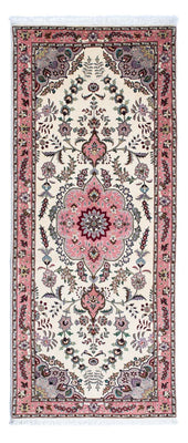 Biegacz Dywan perski - Tabriz - Królewski - 202 x 82 cm - beżowy