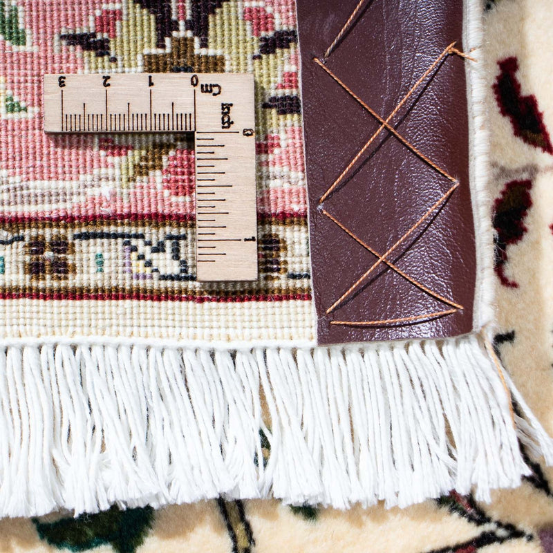 Biegacz Dywan perski - Tabriz - Królewski - 202 x 82 cm - beżowy