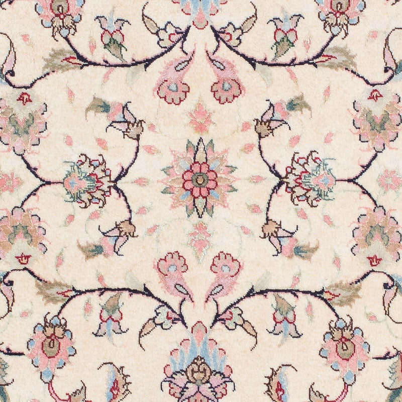 Biegacz Dywan perski - Tabriz - Królewski - 202 x 77 cm - beżowy