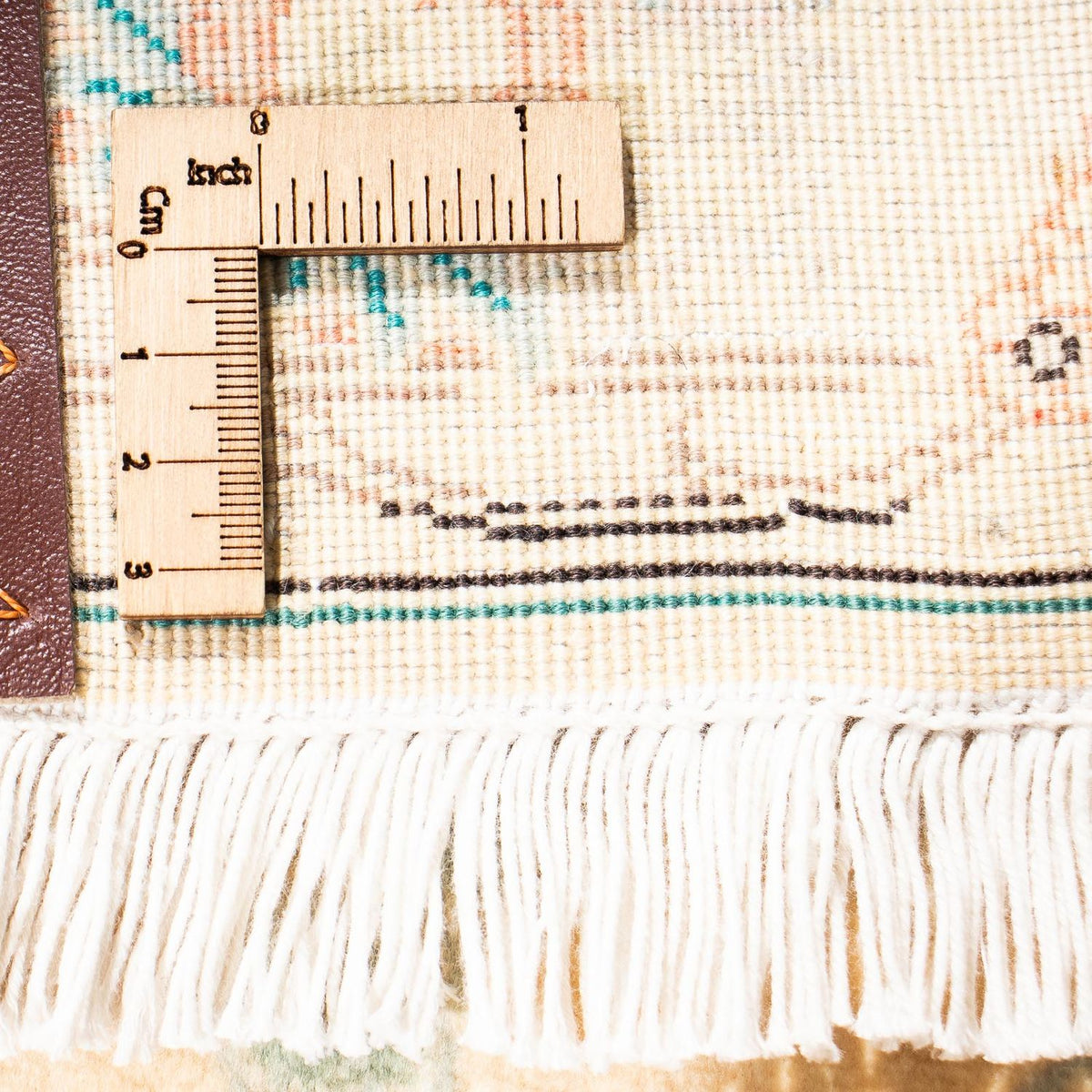 Biegacz Dywan perski - Tabriz - Królewski - 292 x 79 cm - jasnobrązowy