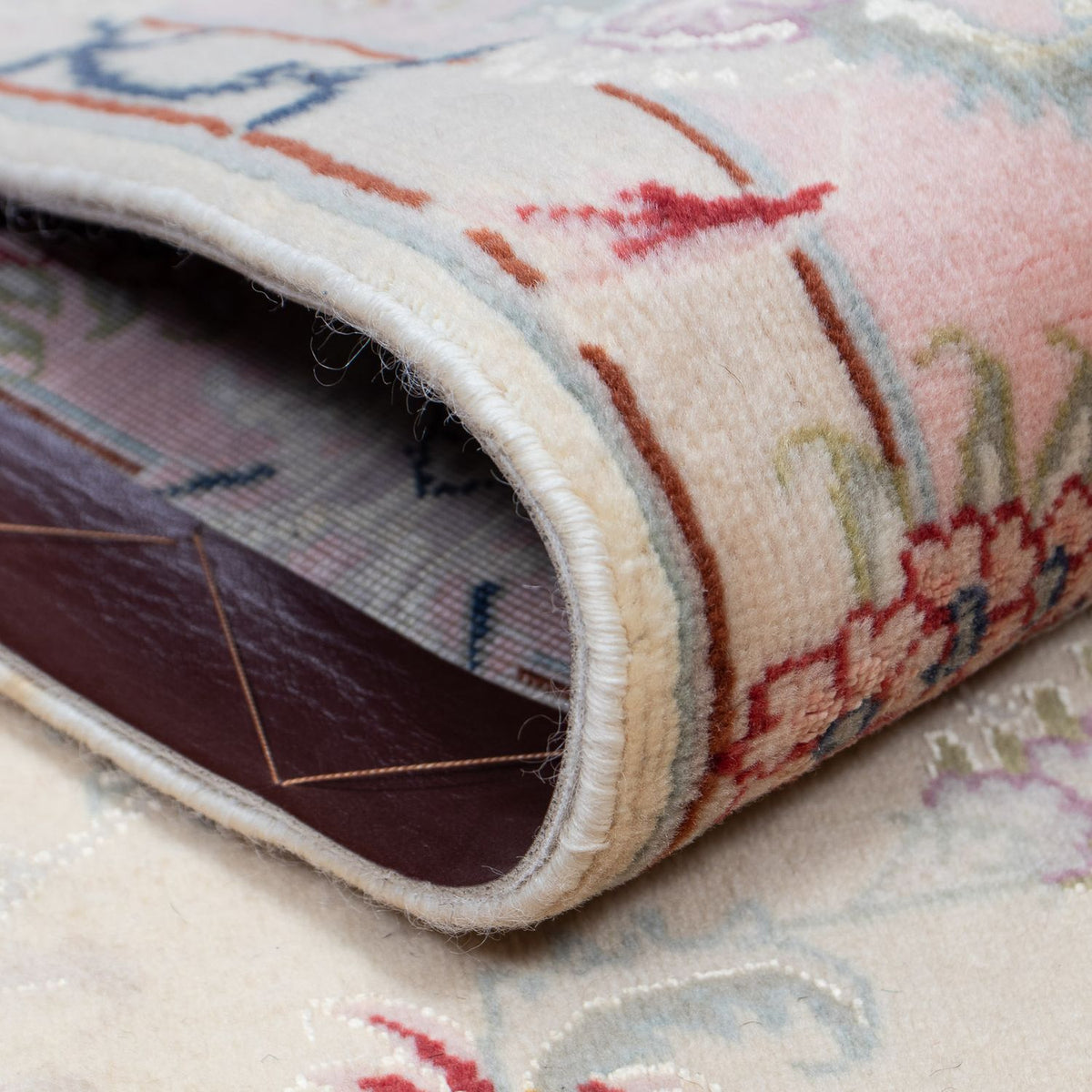 Biegacz Dywan perski - Tabriz - Królewski - 397 x 87 cm - beżowy