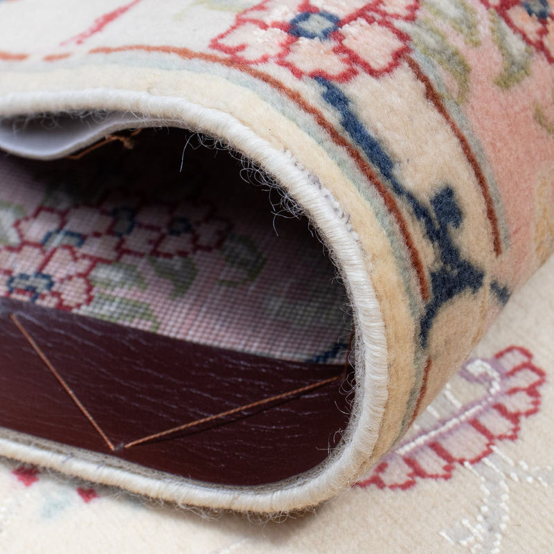 Biegacz Dywan perski - Tabriz - Królewski - 397 x 86 cm - beżowy