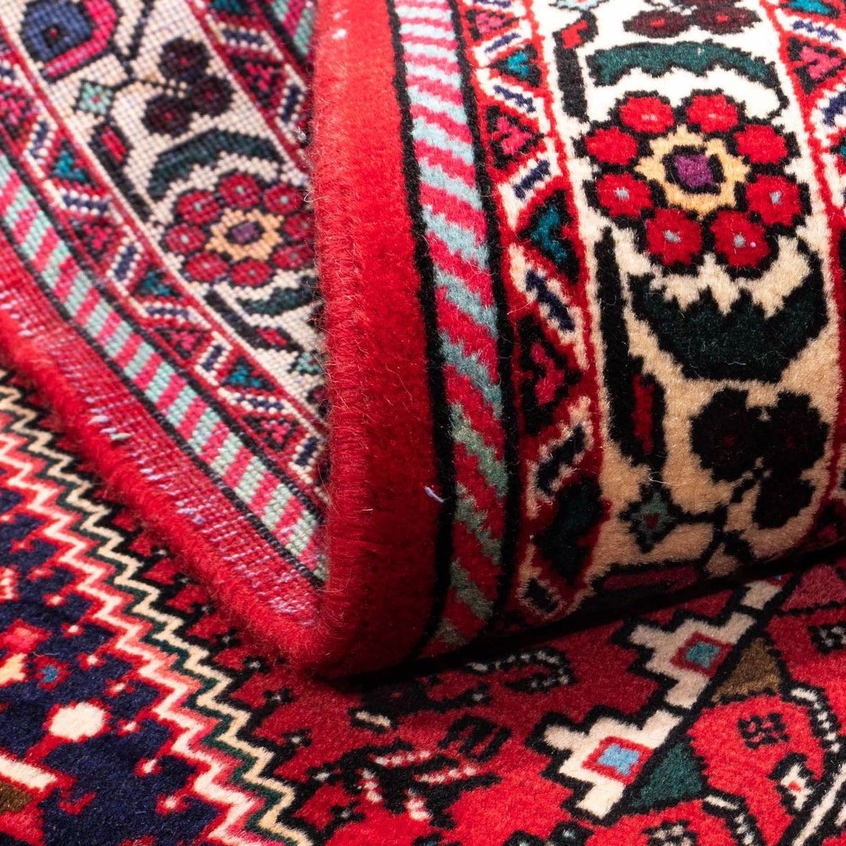 Perski dywan - Nomadyczny - 149 x 106 cm - ciemna czerwień