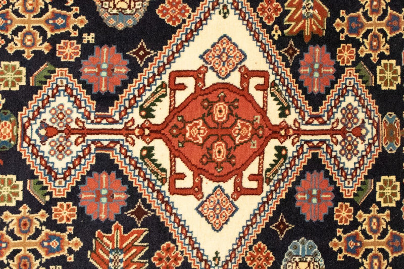 Perski dywan - Nomadyczny - 133 x 102 cm - ciemnoniebieski