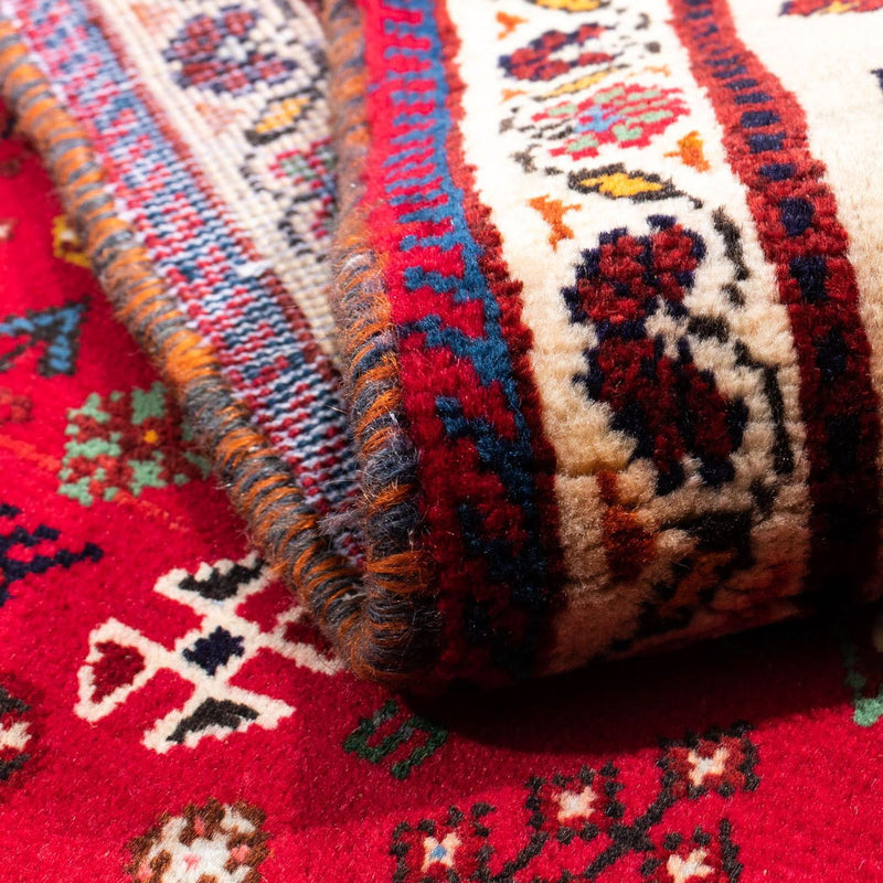 Perski dywan - Nomadyczny - 161 x 103 cm - ciemna czerwień