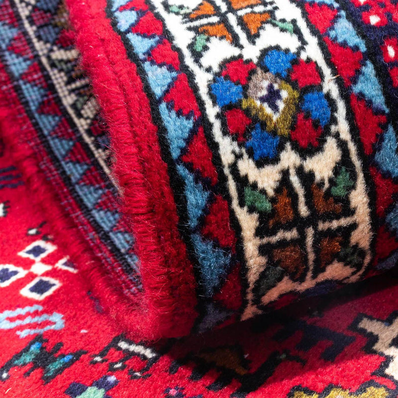 Perski dywan - Nomadyczny - 148 x 100 cm - ciemna czerwień