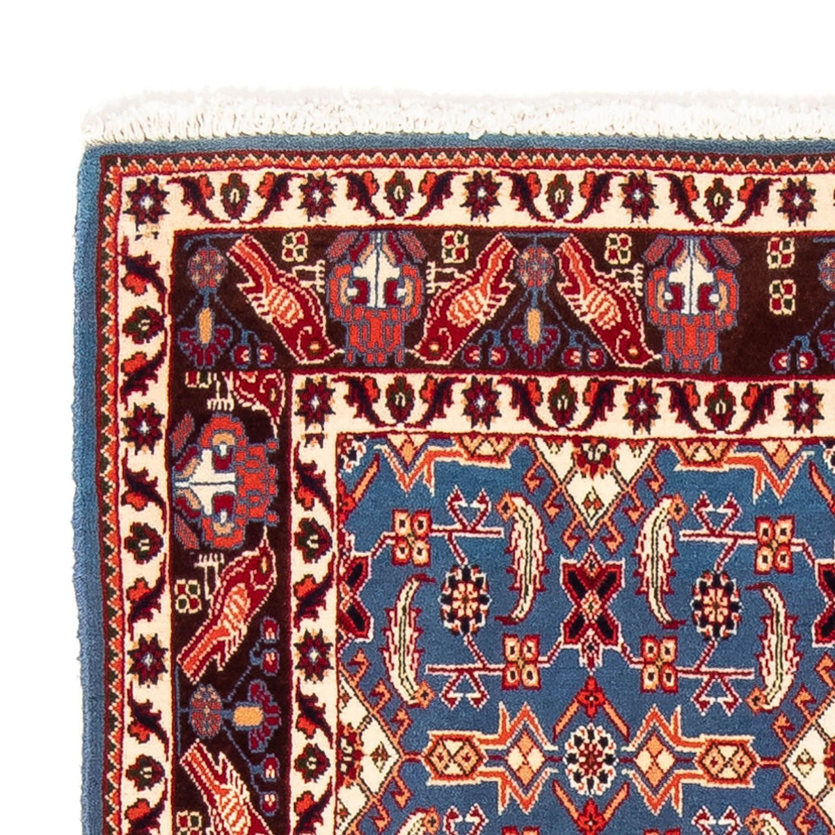 Perski dywan - Nomadyczny - 146 x 107 cm - ciemnoniebieski