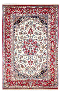 Dywan perski - Isfahan - Premium - 239 x 158 cm - beżowy