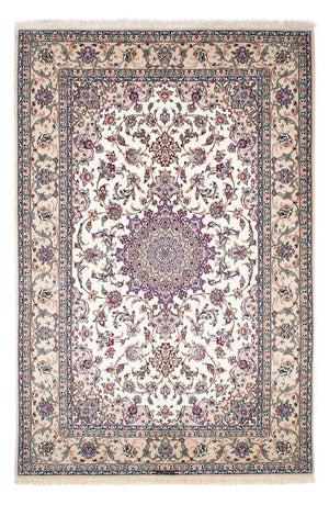 Dywan perski - Isfahan - Premium - 228 x 151 cm - beżowy